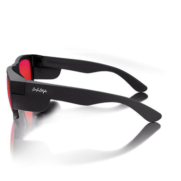 Safestyle Fusions Matte Black Frame/Mirror Red Polarised