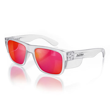 Safestyle Fusions Clear Frame/Mirror Red Polarised