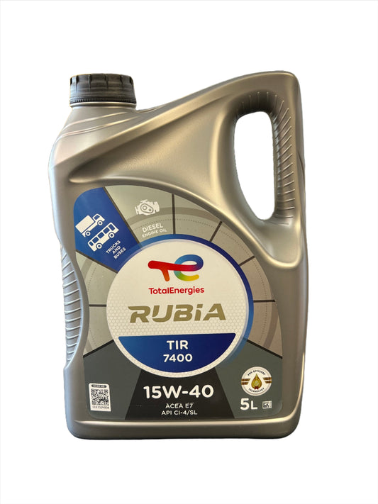 Total Rubia TIR 7400 15w40- Mineral based Engine Oil