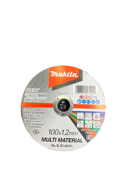 Multi Material Cutting Disc 100 x 1.2 x 16mm 10pk