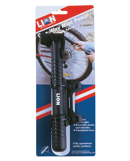 Lion 2 Way Mini Bicycle Pump