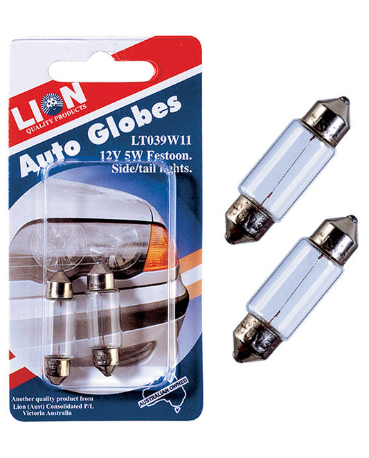 Lion Festoon Auto Globe 5W 12V