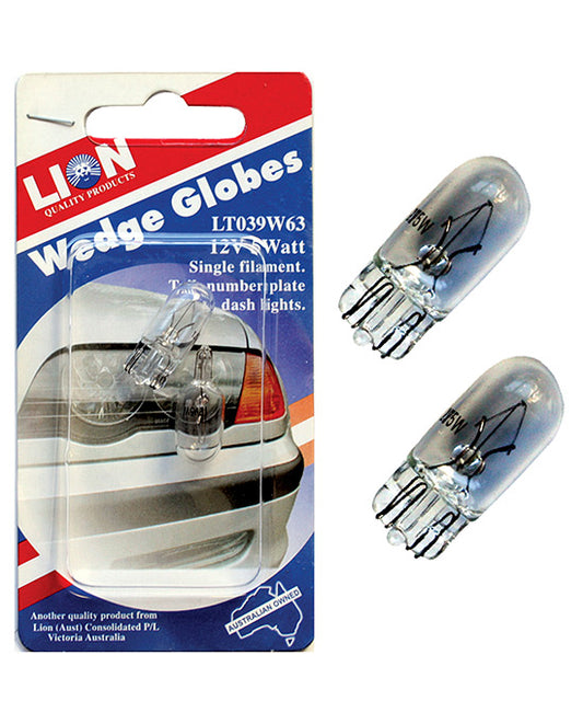 Lion Wedge Globe 5W 12V