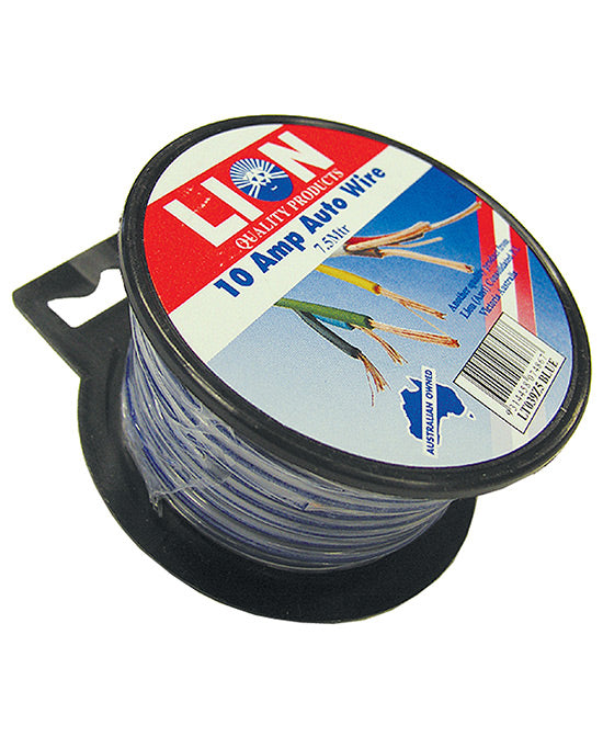 Lion Auto Cable 10amp X 3mm Blue