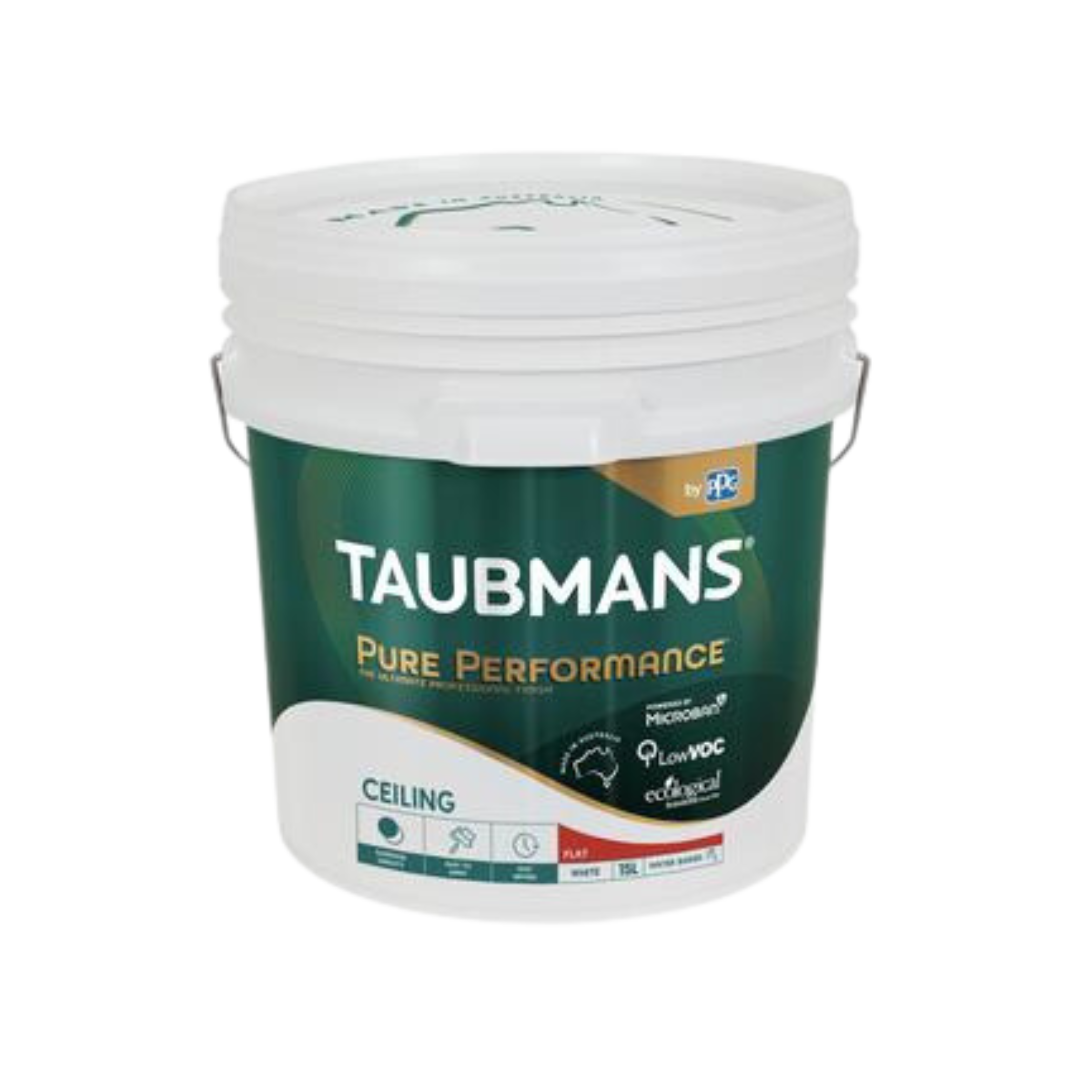 Taubmans Pure Performance Ceiling 10L- White Flat