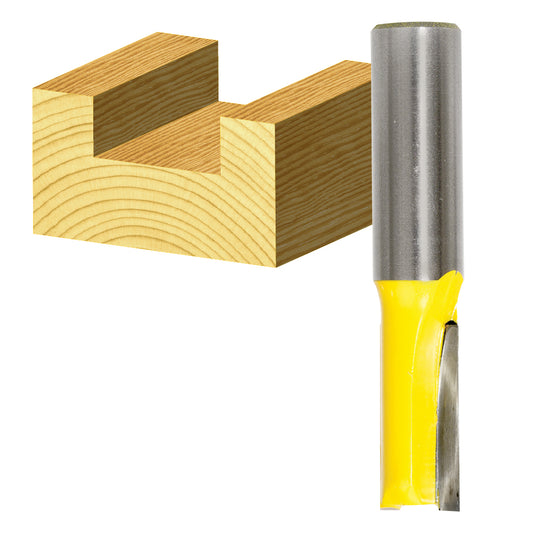 Carbitool Router Bit M13 x 1/2 Shk Straight Bit