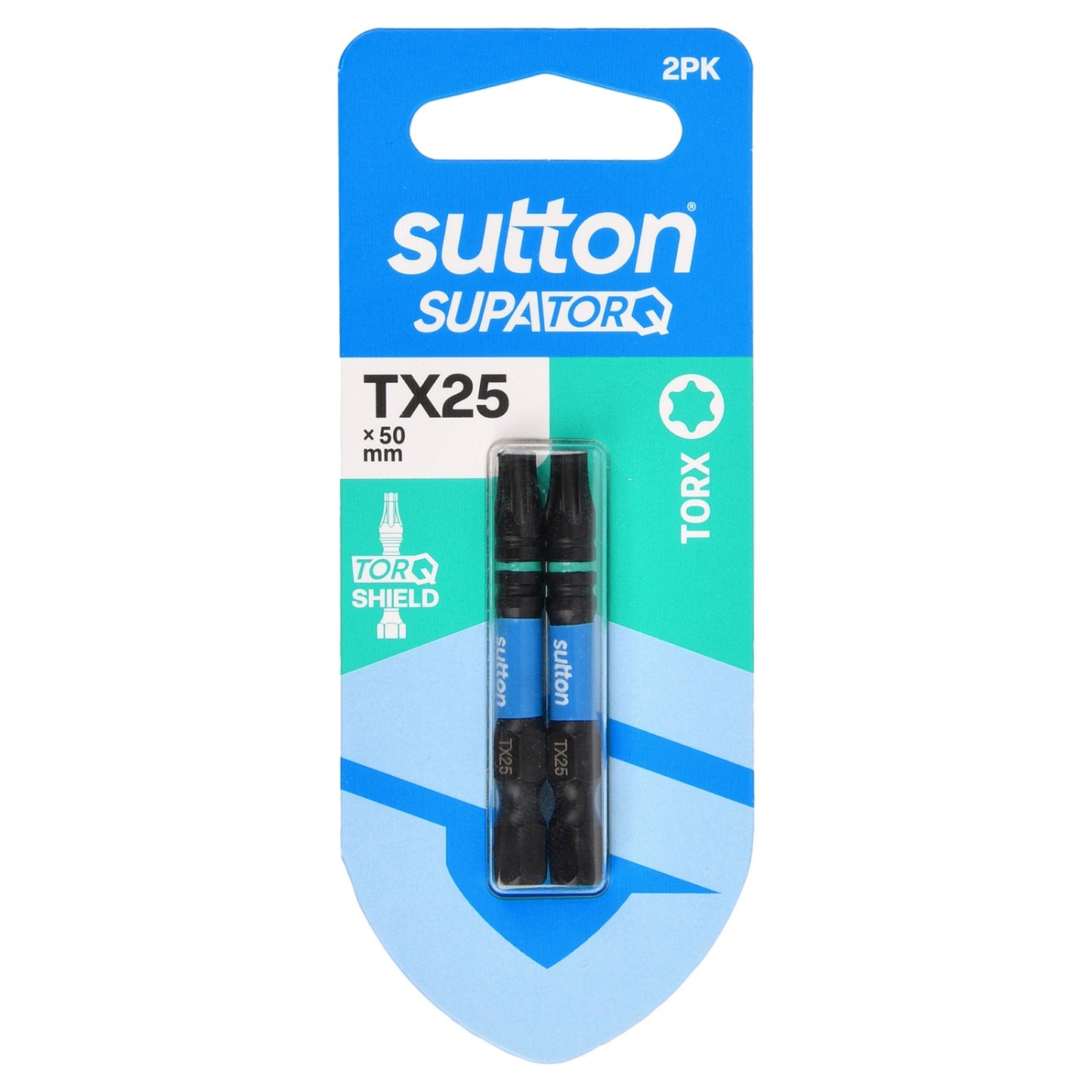 Sutton SupaTorq Torx Driver Bit TX25 x 50mm 2PK