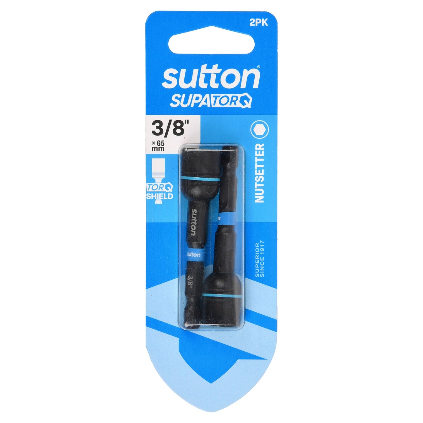 Sutton SupaTorq Nutsetter Bit 3/8" x 65mm 2PK