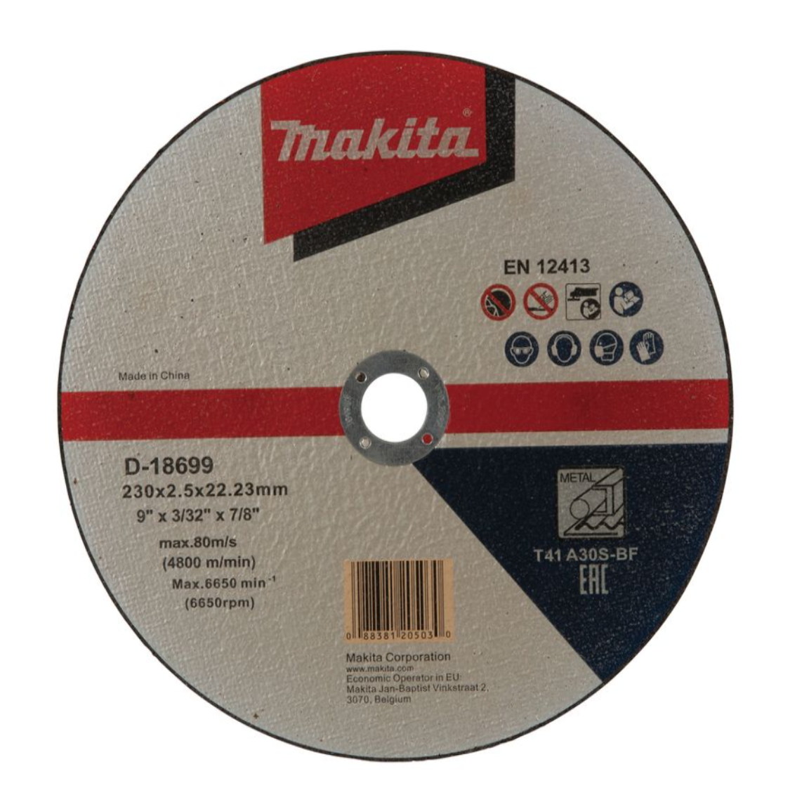 Makita Metal Cutting Disc 230x2.5x22.23mm