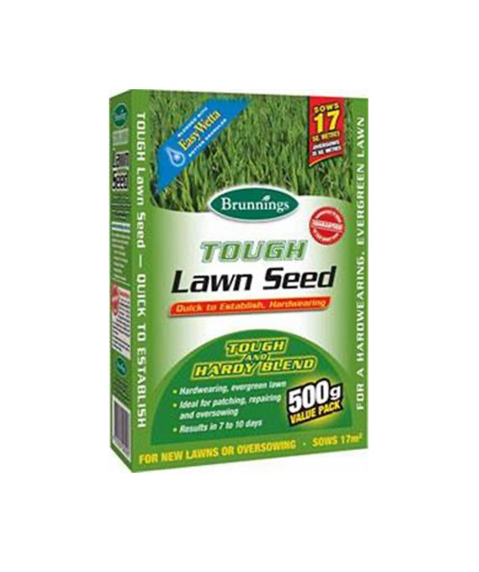 Brunnings Lawn Seed Tough 500G