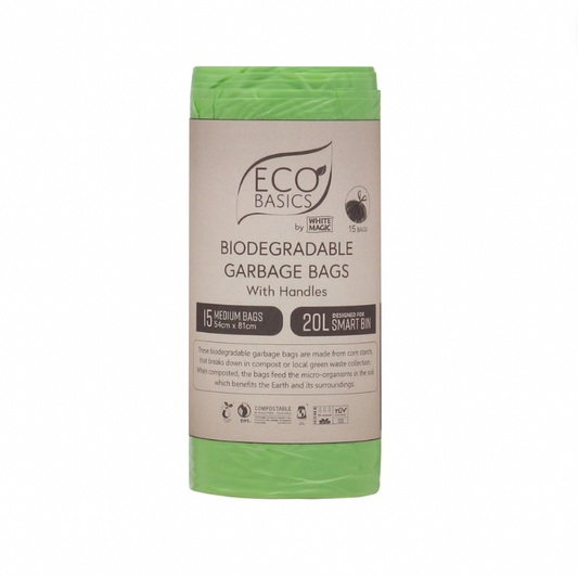 Biodegradable Garbage Bin Bags 20L - 15Bags/Roll