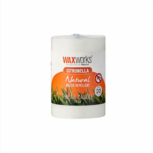 Waxworks Citronella Pillar Candle