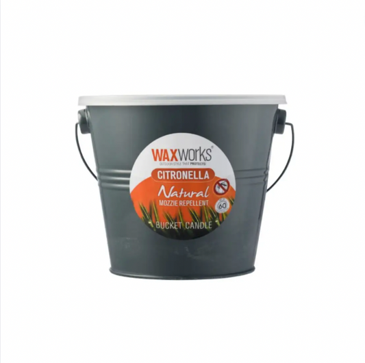 Waxworks Natural Citronella Bucket Candle 2L