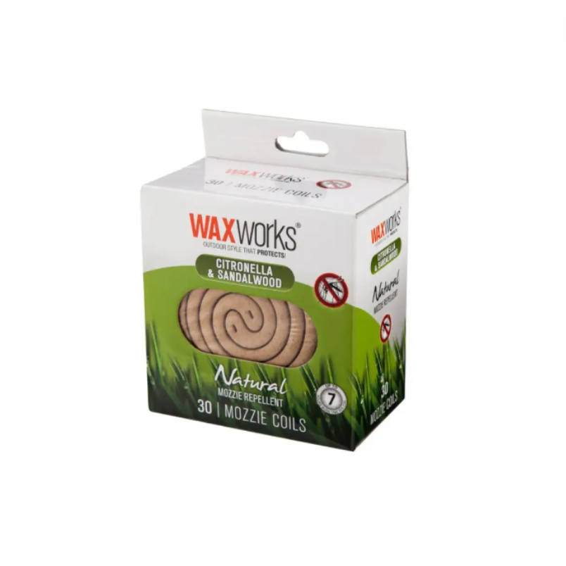 Waxworks Natural Mozzie Coils 30pk