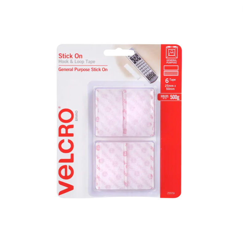 Velcro Hook & Loop White 25mm