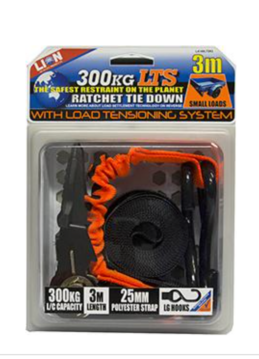 Lion Tie Down Ratch with LTS 25mmx3m