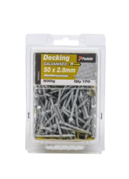 Paslode Decking Nail Galvanised 50 x 2.8mm 500G