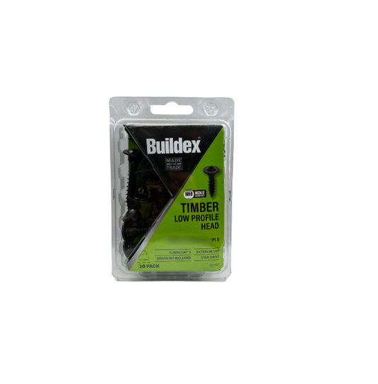 Buildex Timber Screw LPH 18G x 40MM Pk20
