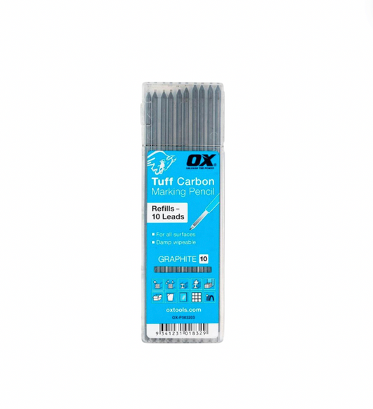 OX Tuff Carbon Refills Graphite Lead - 10 Pack