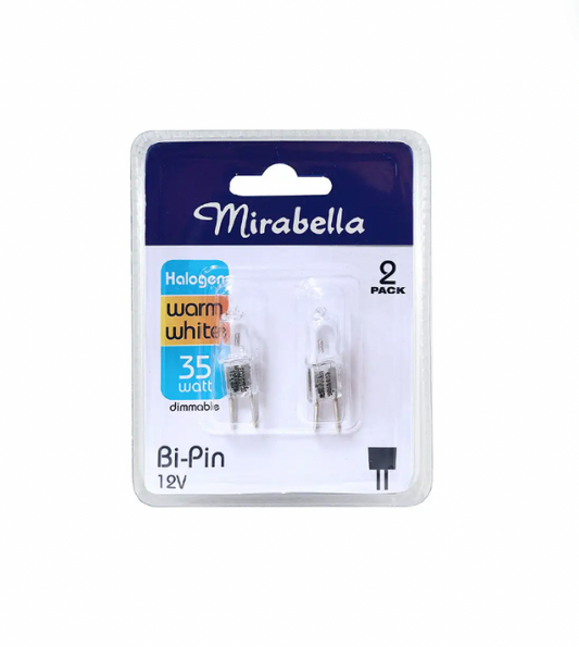 Mirabella Halogen Bi-Pin Globe 35W Warm White