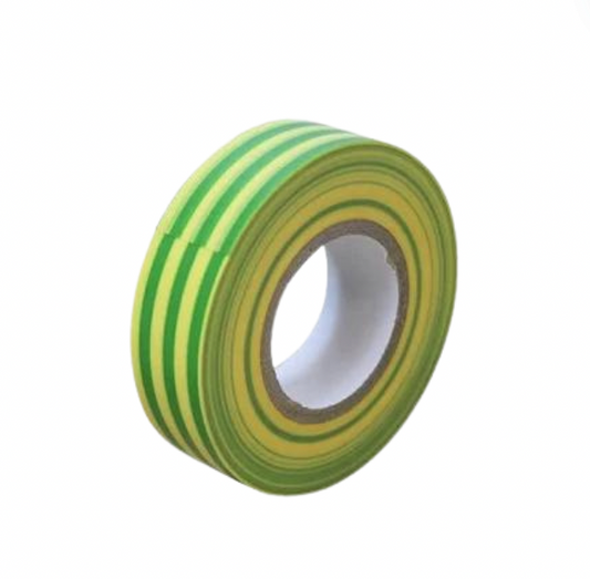 3m Tartan Electrical Tape 18mm x 20m- Yellow & Green