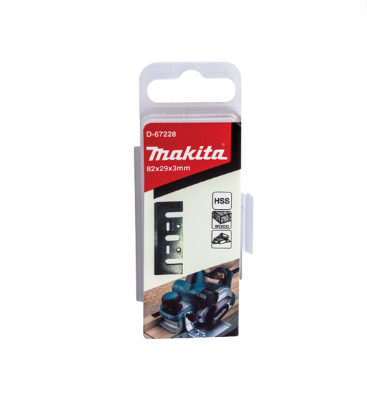 Makita 82mm HSS PLANER BLADE SOLID  (2PK)