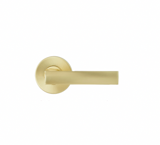 Oxford Passage Lever Set- Brushed Brass