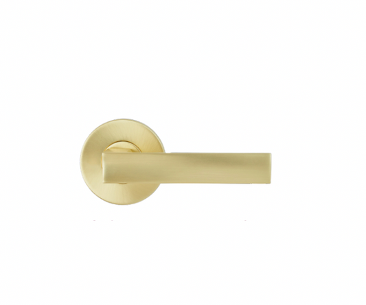 Oxford Privacy Lever Set- Brushed Brass