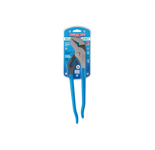 PLIER STRAIGHT JAW TONGUE & GROOVE 305MM (12") CHANNELLOCK