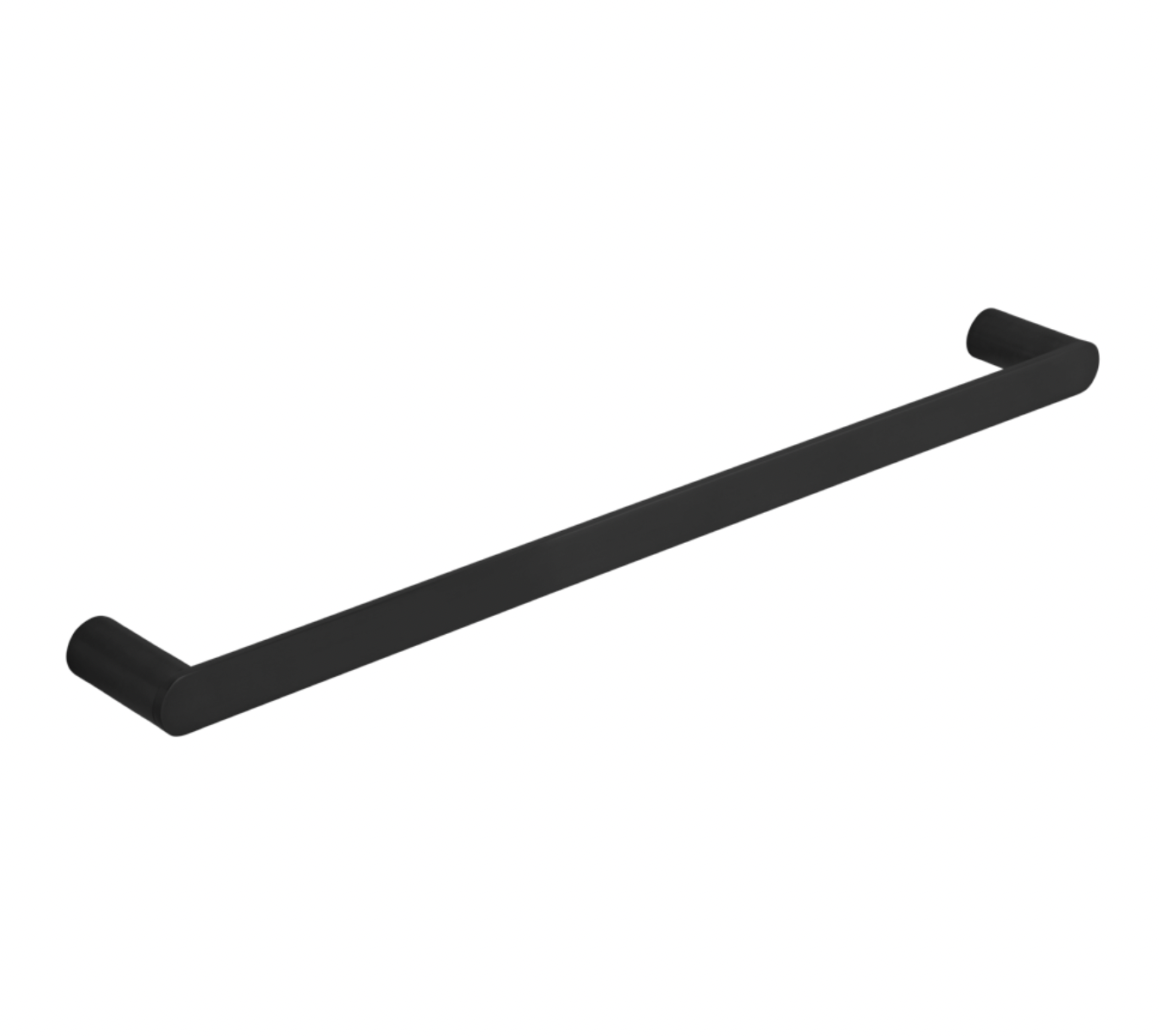 Milani Single Towel Rail 600mm - Matte Black