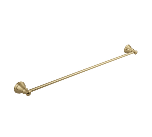 Kingsley Single Towel Rail - Brushed Brass