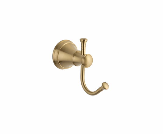 Kingsley Robe Hook - Brushed Brass