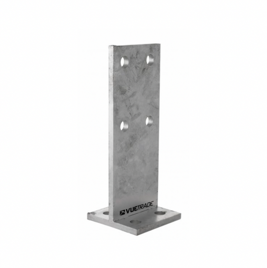 Vuetrade T-Blade Post Support 110mm X 110mm - 275mm BLADE - 10.0mm Wall