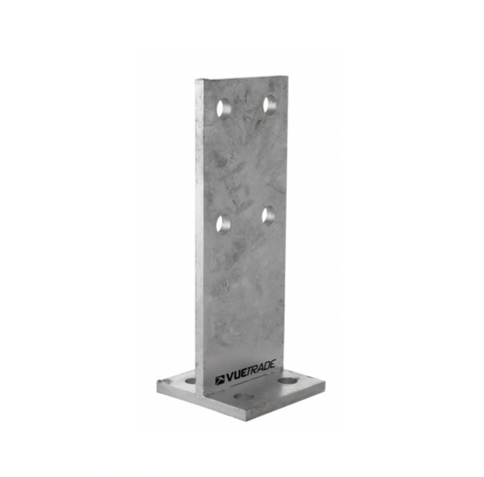 Vuetrade T-Blade Post Support  140mm X 140mm - 300MM BLADE - 10.0mm WALL - CTN 4