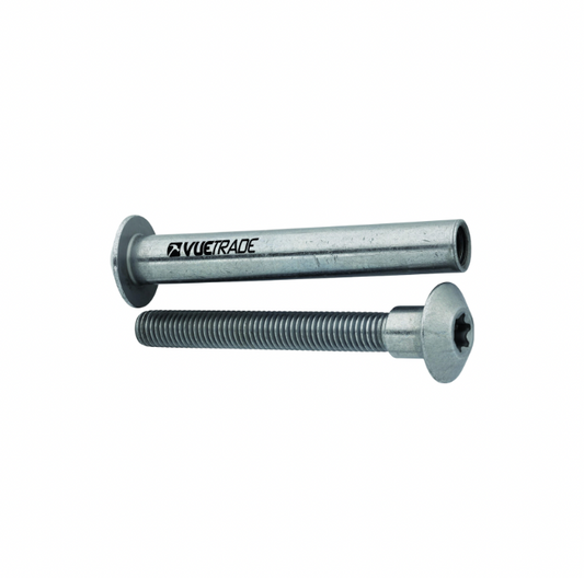 Vuetrade Concealed thread Bolts - M12 x 110-150mm - CARD OF 2