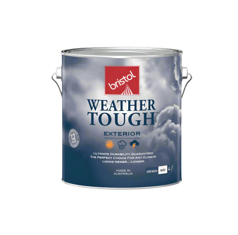 Bristol Weather Tough Exterior Paint Semi Gloss- White