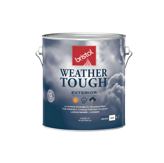 Bristol Weather Tough Exterior Paint Semi Gloss- White