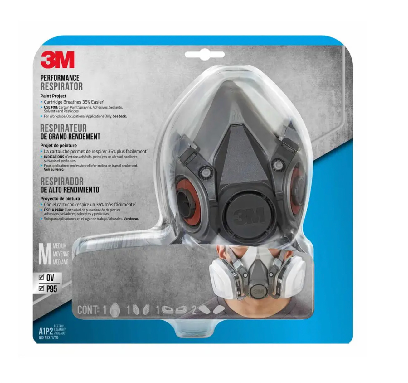 Respirator Half Face Spray Paint