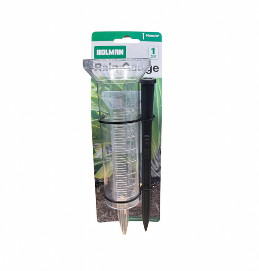 Holman 40mm Rain Gauge w. ext pole