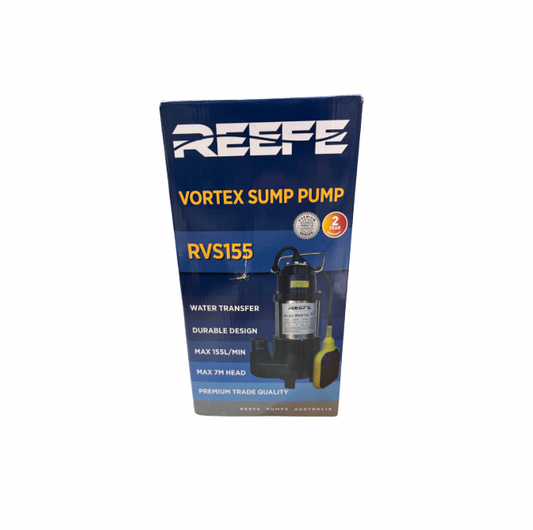 VORTEX SUMP PUMP
WITH VERTICAL FLOAT