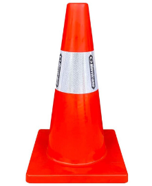 Hurricane Safety Traffic Cone w/ Reflective Tape