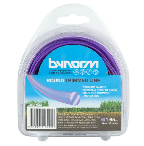 Bynorm Line Trimmer Cord Round- 1.6mm x 15m