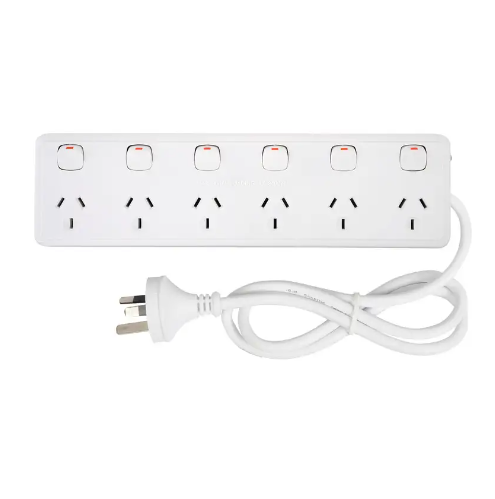 Arlec 6 Outlet Individually Switched Powerboard