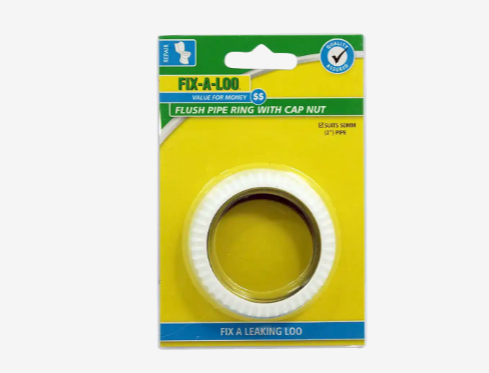 Fix-A-Loo Flushpipe Ring & Cap Nut 50mm