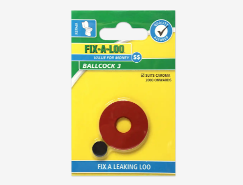 Fix-A-Loo Ballcock 3 Red- Suits Caroma