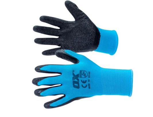 OX Safety Gloves- Latex Lined