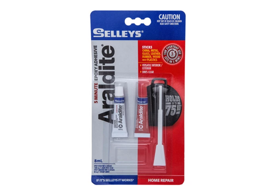 Selleys Araldite 5 Minute Epoxy Adhesive 8ml