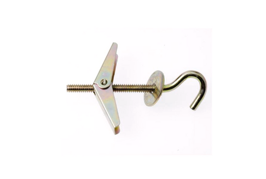 Ramset Spring Toggle Anchor Square Hook Zinc 25mm Pk2