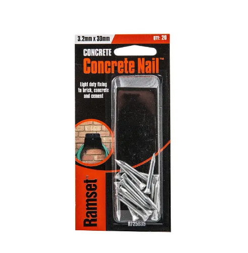 Ramset Concrete Nail CS Zinc 3.2mm x 30mm