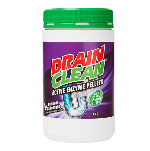 Drain Clean Active Enzyme Pellets 450g